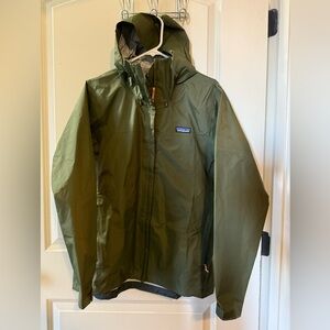 Patagonia Torrentshell 3L Olive Green Rain Jacket